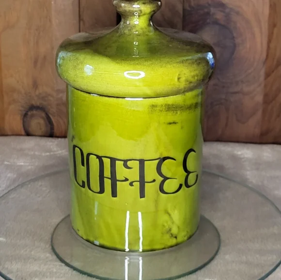 Mid Century Coffee Canister